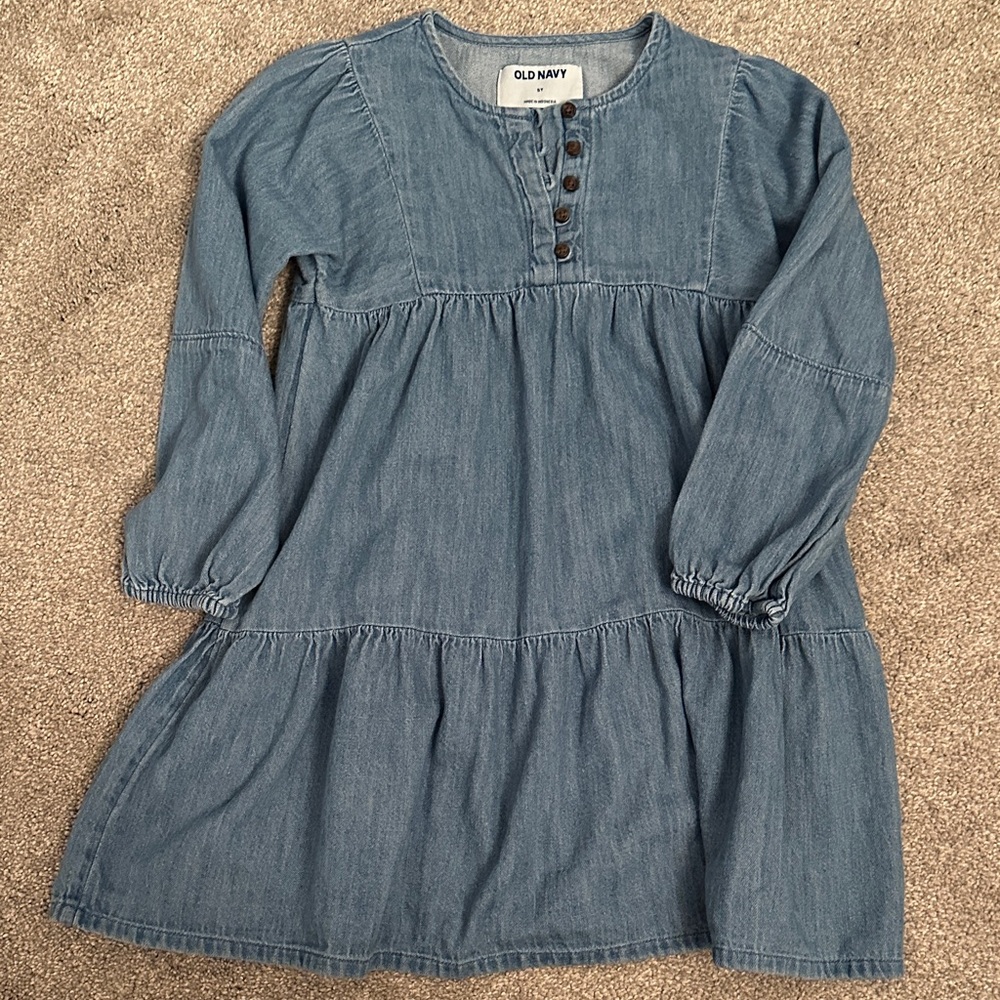 Old Navy Kids Blue Casual Dress